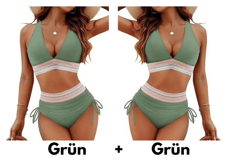 Bikini Hohe Kurve – Eleganz und Komfort | 1 gekauft = 2 erhalten