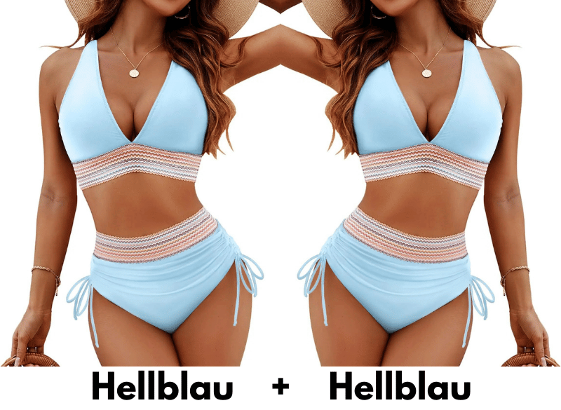 Bikini Hohe Kurve – Eleganz und Komfort | 1 gekauft = 2 erhalten