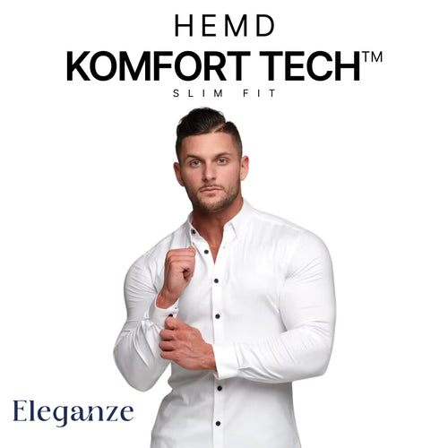 Komfort Tech – Herrenhemd mit flexibler Technologie [KAUFE 1, ERHALTE 1 GRATIS]