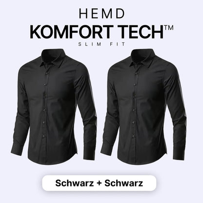 Komfort Tech – Herrenhemd mit flexibler Technologie [KAUFE 1, ERHALTE 1 GRATIS]
